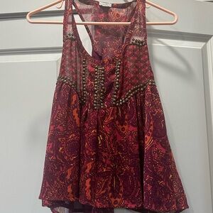Women's Paisley Sleeveless Top